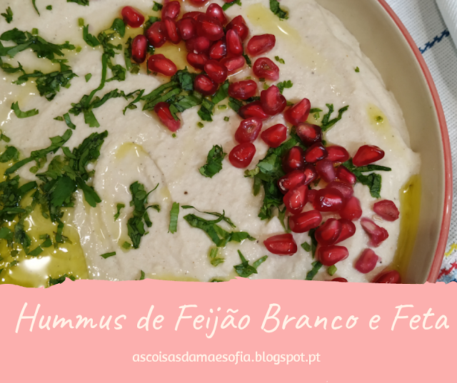 Hummus de Feijão Branco e Feta