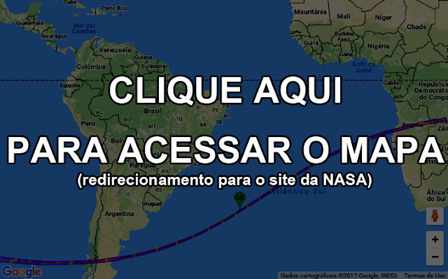 Mapa do Eclipse Solar - 26 de fevereiro de 2017