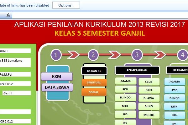 Aplikasi Raport Kelas 5 Semester 1 Kurikulum 2013 Sekolahdasar Net