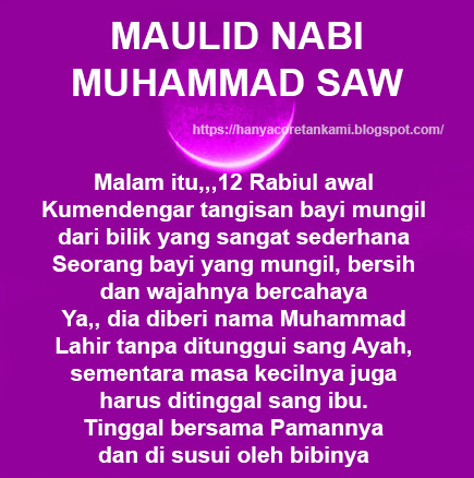 Kata Kata Ucapan Bergambar Selamat Merayakan Maulid Nabi