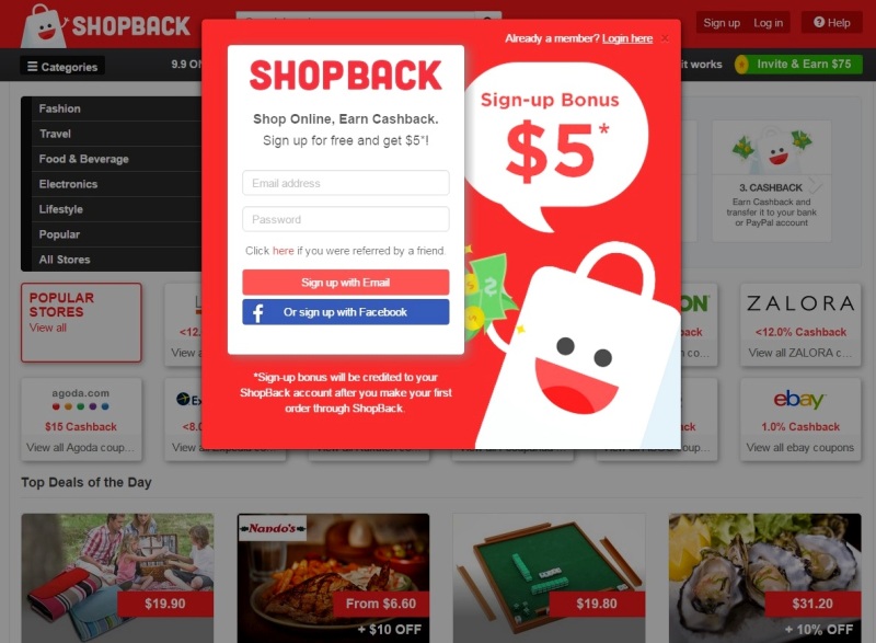 Shopback new user promo Clearance