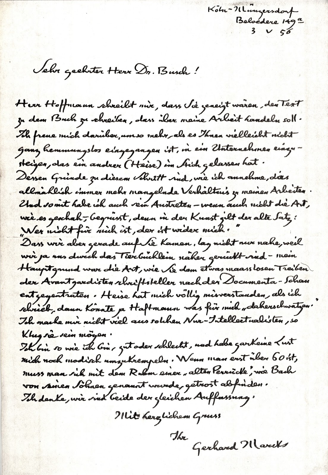 Forschung Im Gerhard Marcks Haus