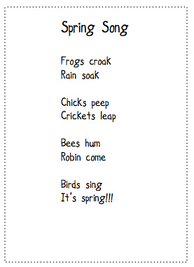 Joyful Learning In KC Spring Poems