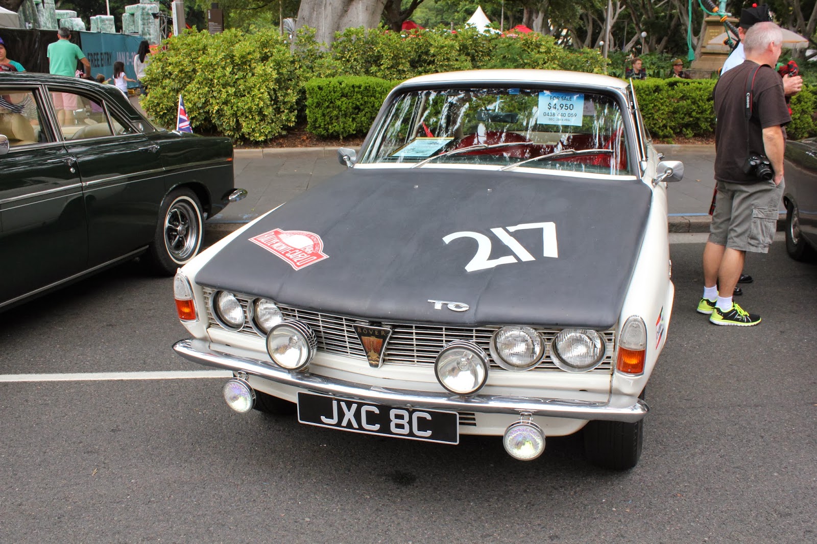 Aussie Old Parked Cars: 1970 Rover P6 2000 TC Rally Car (replica)
