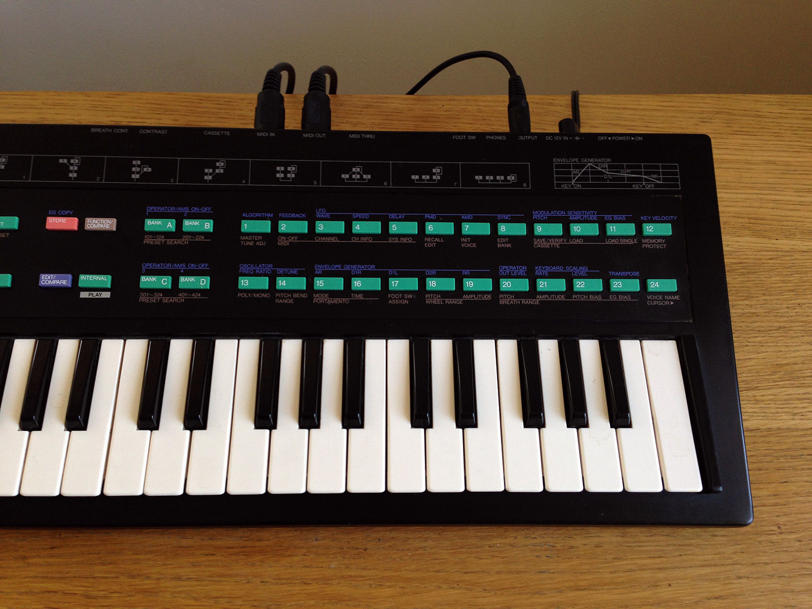 MATRIXSYNTH Yamaha DX100 FM Keyboard Synth