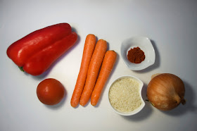 Arroz con verduras al pimentón - ingredientes