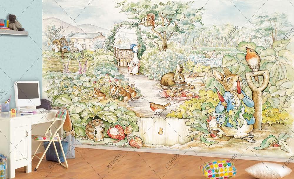 Peter the Rabbit Wall Mural