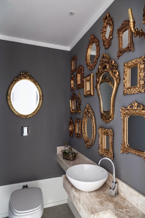 How to decorate mirror frame