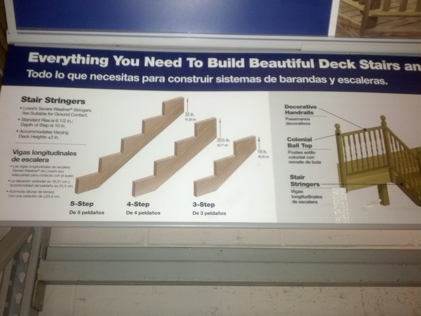 Building our Home: Deck steps