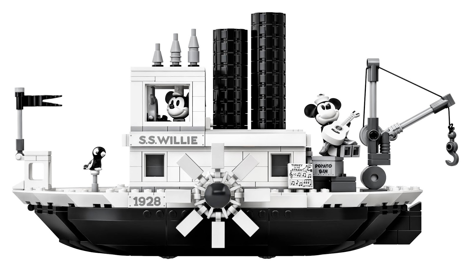Picturing Disney The New Lego Steamboat Willie Set Is A Boat Load of Fun