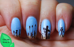 easter nail linkup april raindrop fang