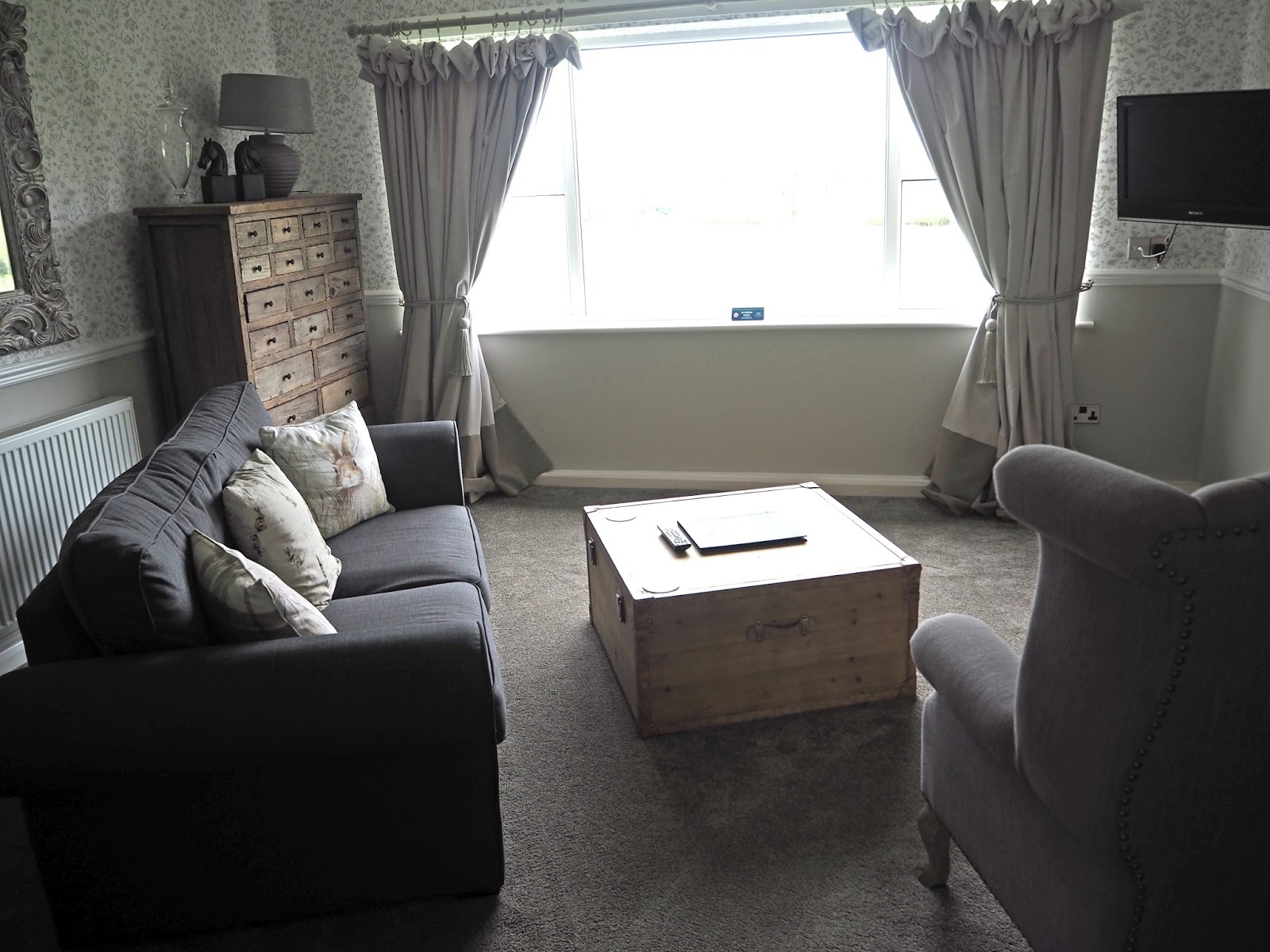What Lizzy Loves The view from the sitting room of Suite 51, Stirk House, Gisbur