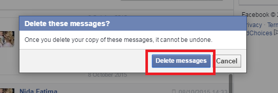 How Do you Delete Messages Or A Conversation? Delete Messenger