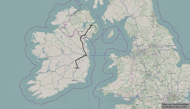 Karte Irland