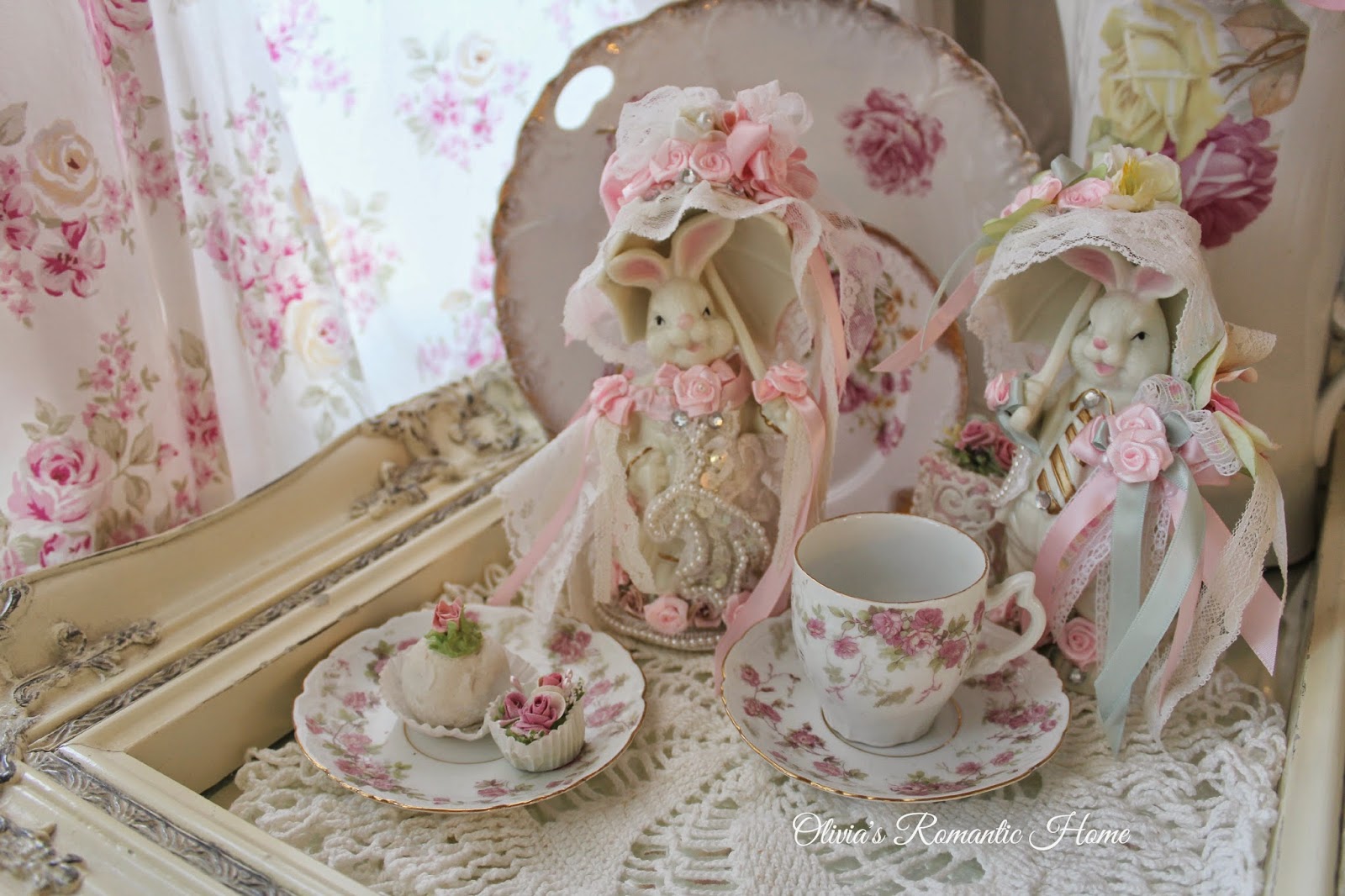 Olivia's Romantic Home Bunny Tea Party