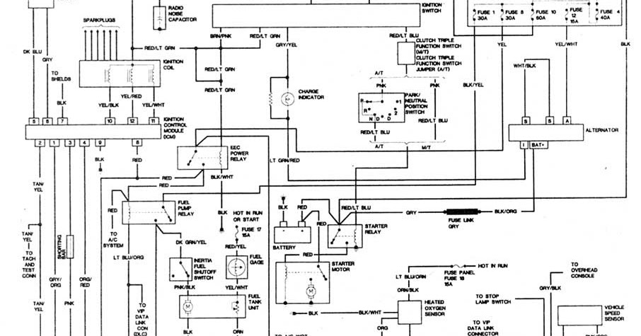 DDMP Automotriz: DIAGRAMA ELECTRICO Ford Explorer 1992 4.0