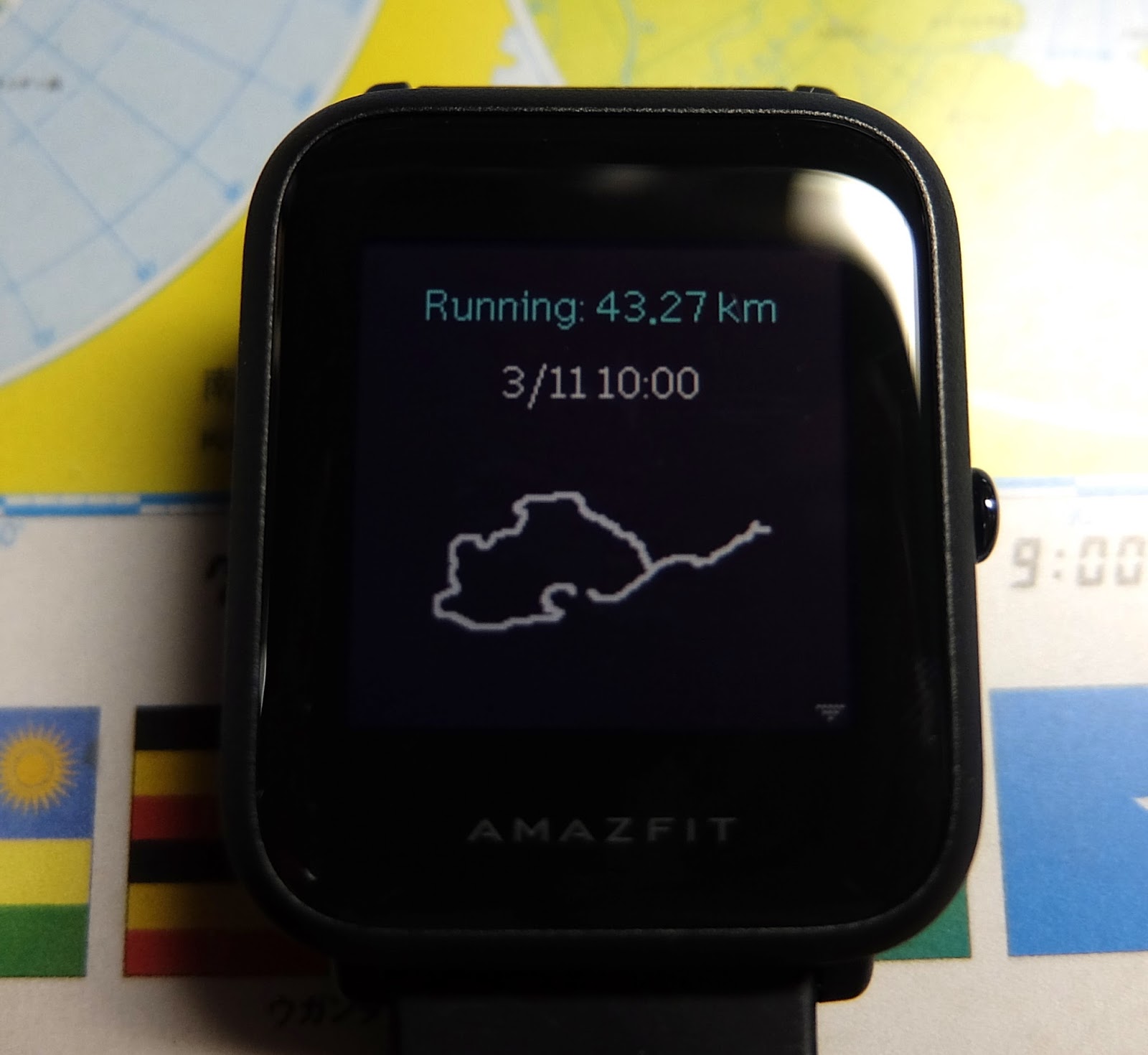 runkeeper amazfit bip