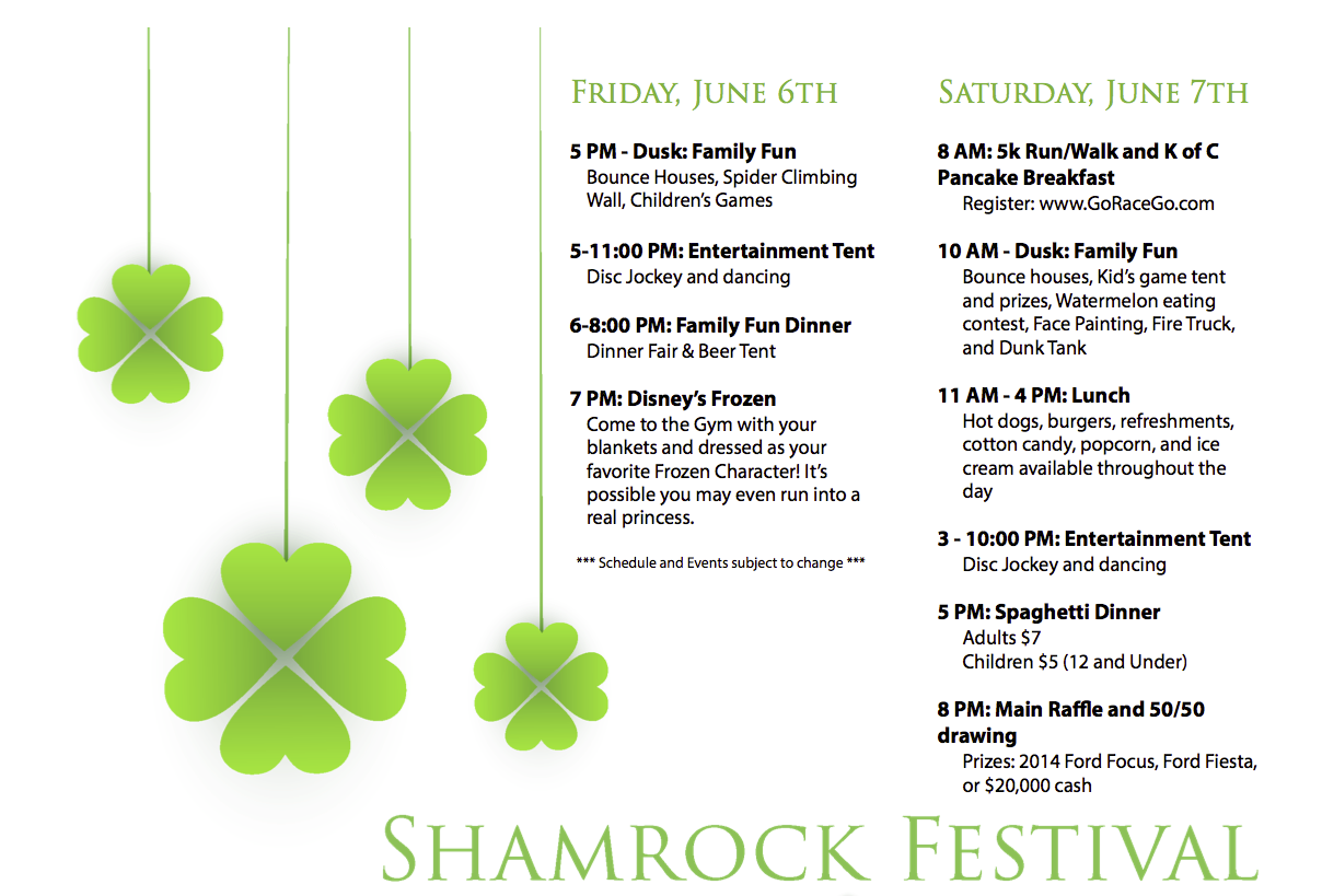 St Patrick's Shamrock Festival: Win a Brighton Ford 2014 Ford Focus or Fiesta!