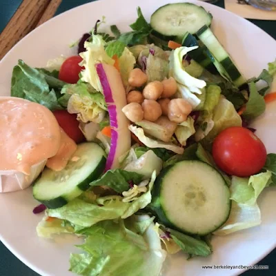 house salad at Lost Coast Brewery & Cafe in Eureka, California