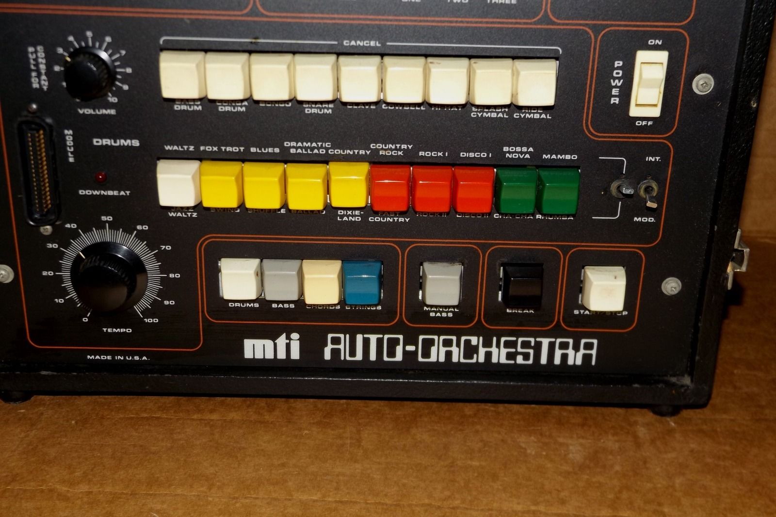 MATRIXSYNTH MTI Auto Orchestra Vintage Drum Machine with Synth Bass