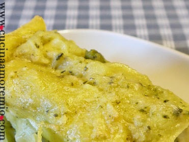  lasagne bianche con verdure varie