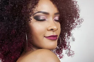 woman with stunning afro hair