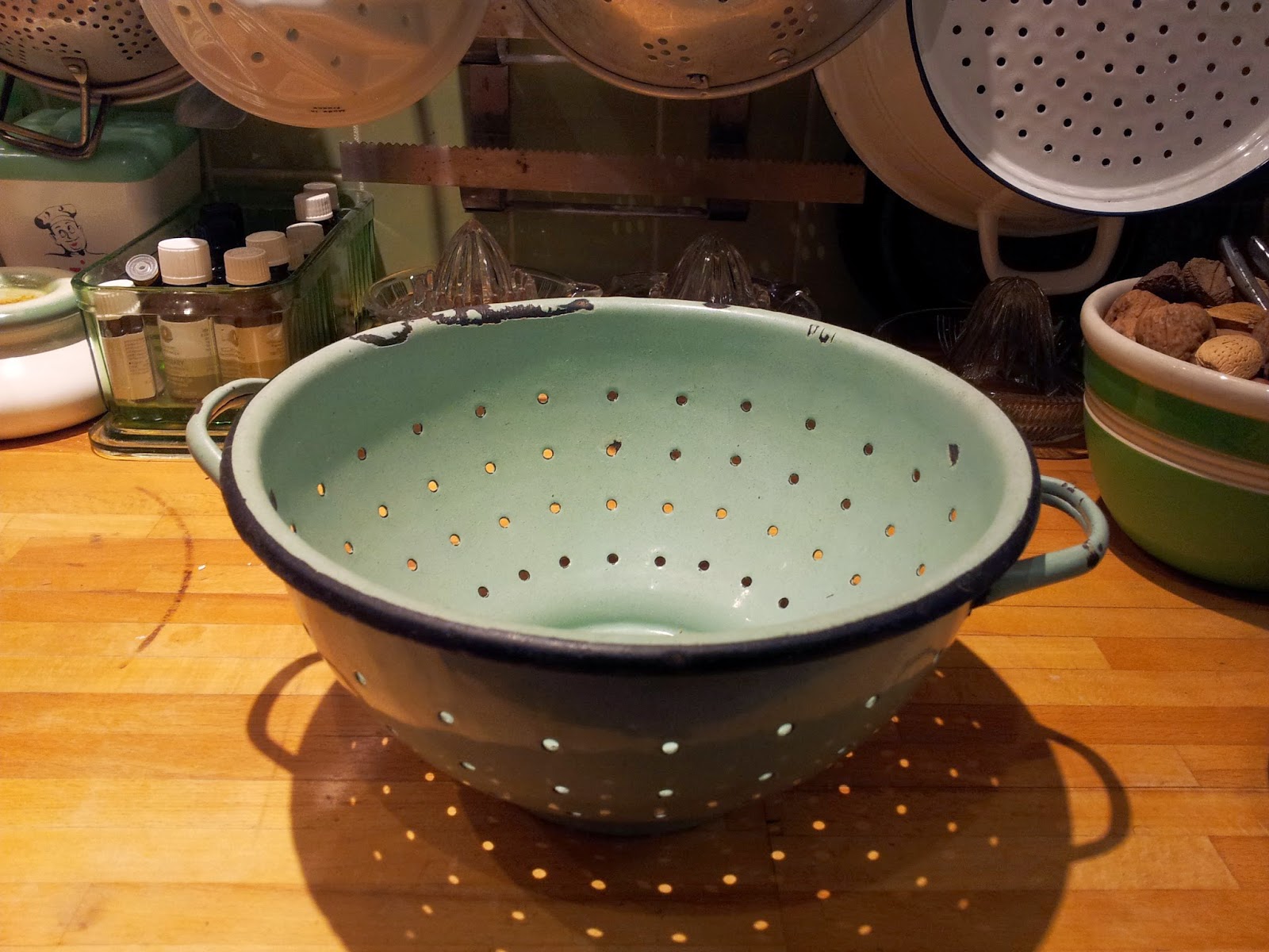 Vintage Homespun Vintage Colanders