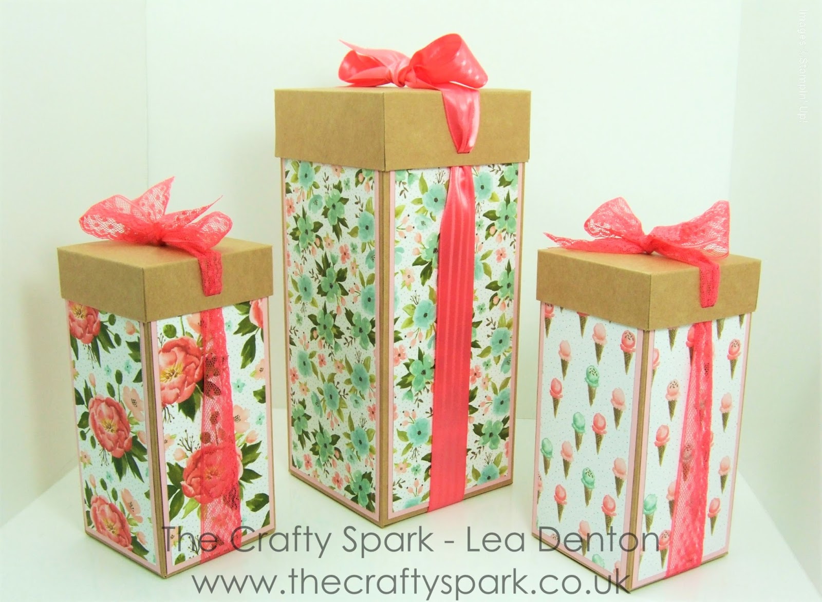 Beautiful Tall Gift Box for a Glass or Ceramic Gift The Crafty Spark