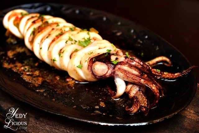 Grilled Squid at Qubiertos