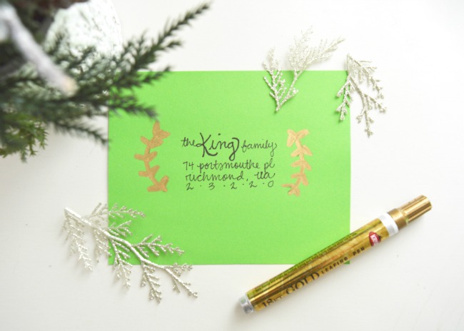 11 creative ways to address christmas cards how to address a christmas card