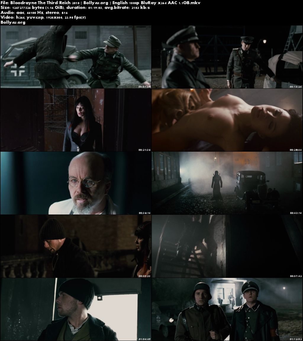 BloodRayne The Third Reich 2010 BRRip 1080p English Movie 720p