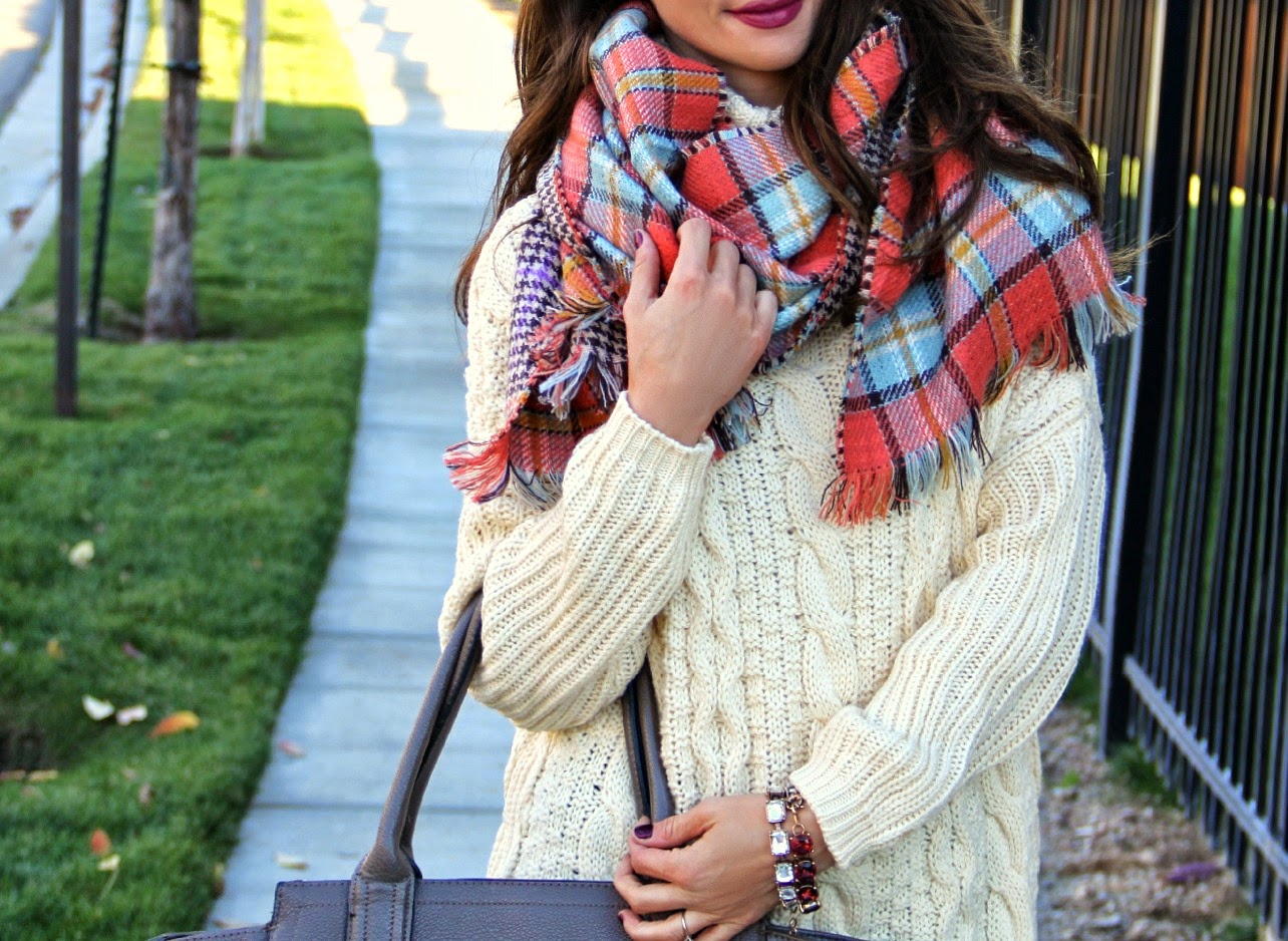 Turtlenecks and blanket scarves featuring Brina Box - Kiss Me Darling