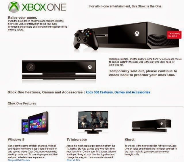 Xbox One, Windows 8, Game Console