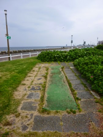 Mini Golf course on Ayr seafront