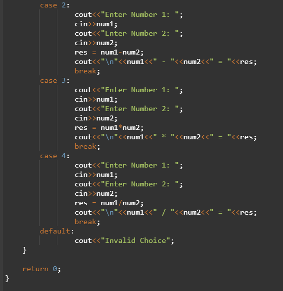 Conditional Statements in C++