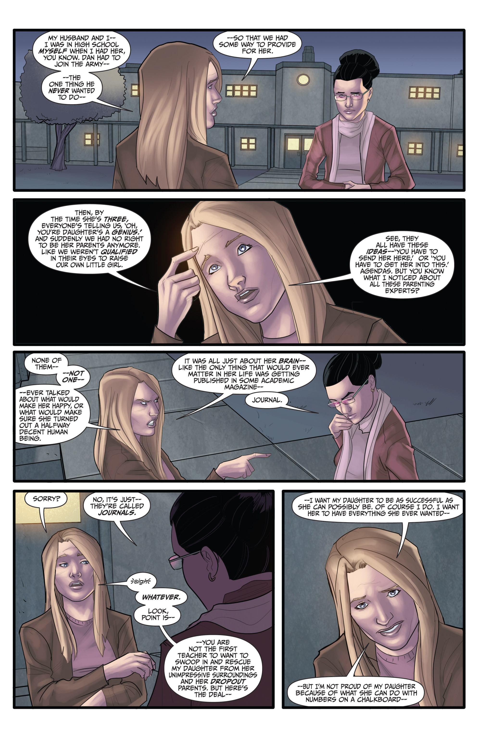 Read online Morning Glories comic -  Issue #27 - 35