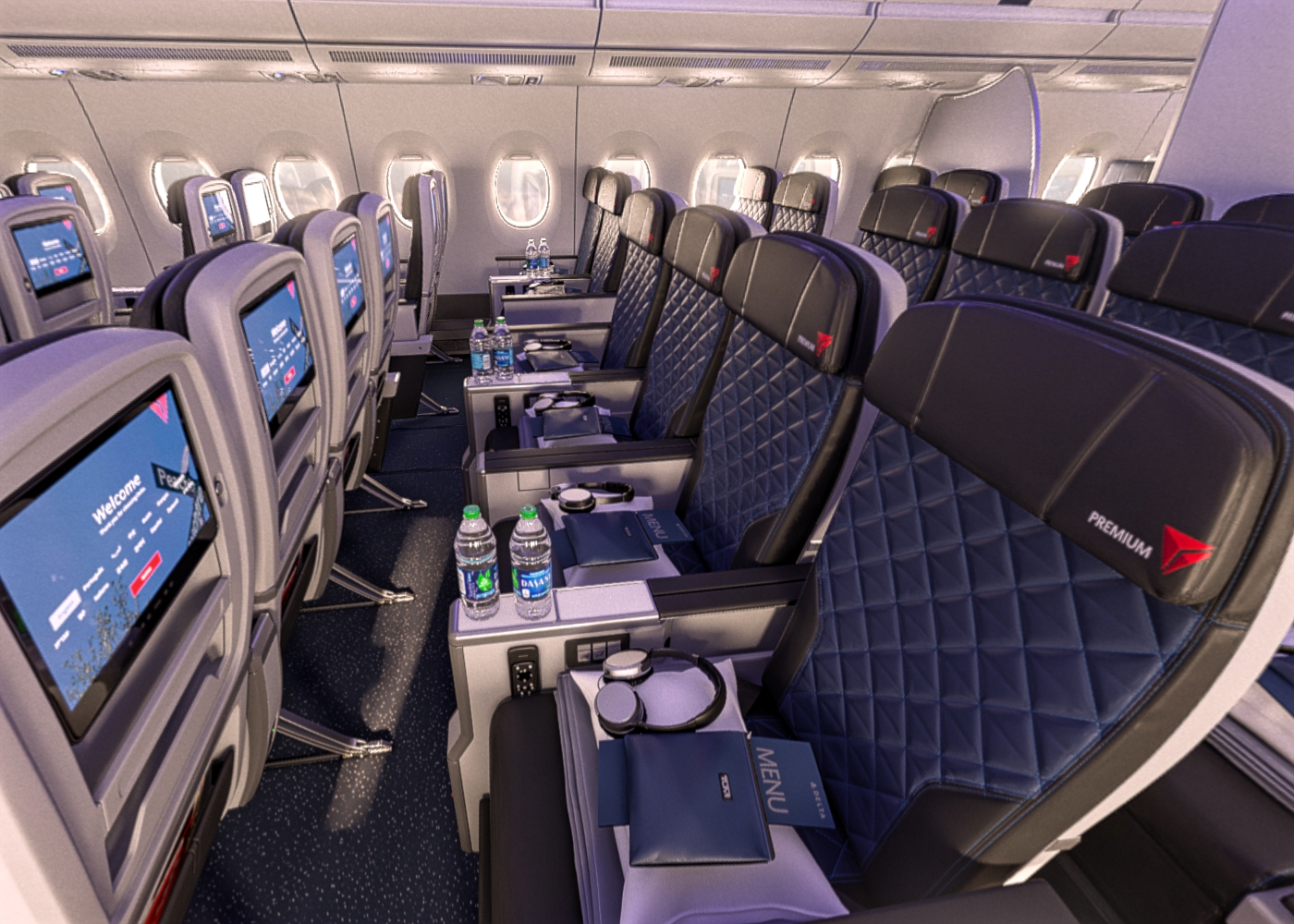 Delta Airlines A350 900 Premium Economy Seating Aeronef Net