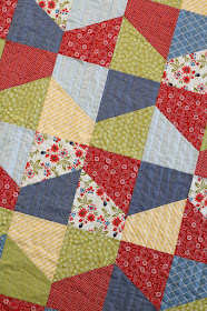 Lofty quilt pattern by Andy of A Bright Corner - A fat quarter quilt in four sizes