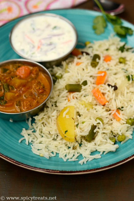 Spicy Treats: Vegetable Pulao Recipe | Easy Vegetable Pulao Recipe