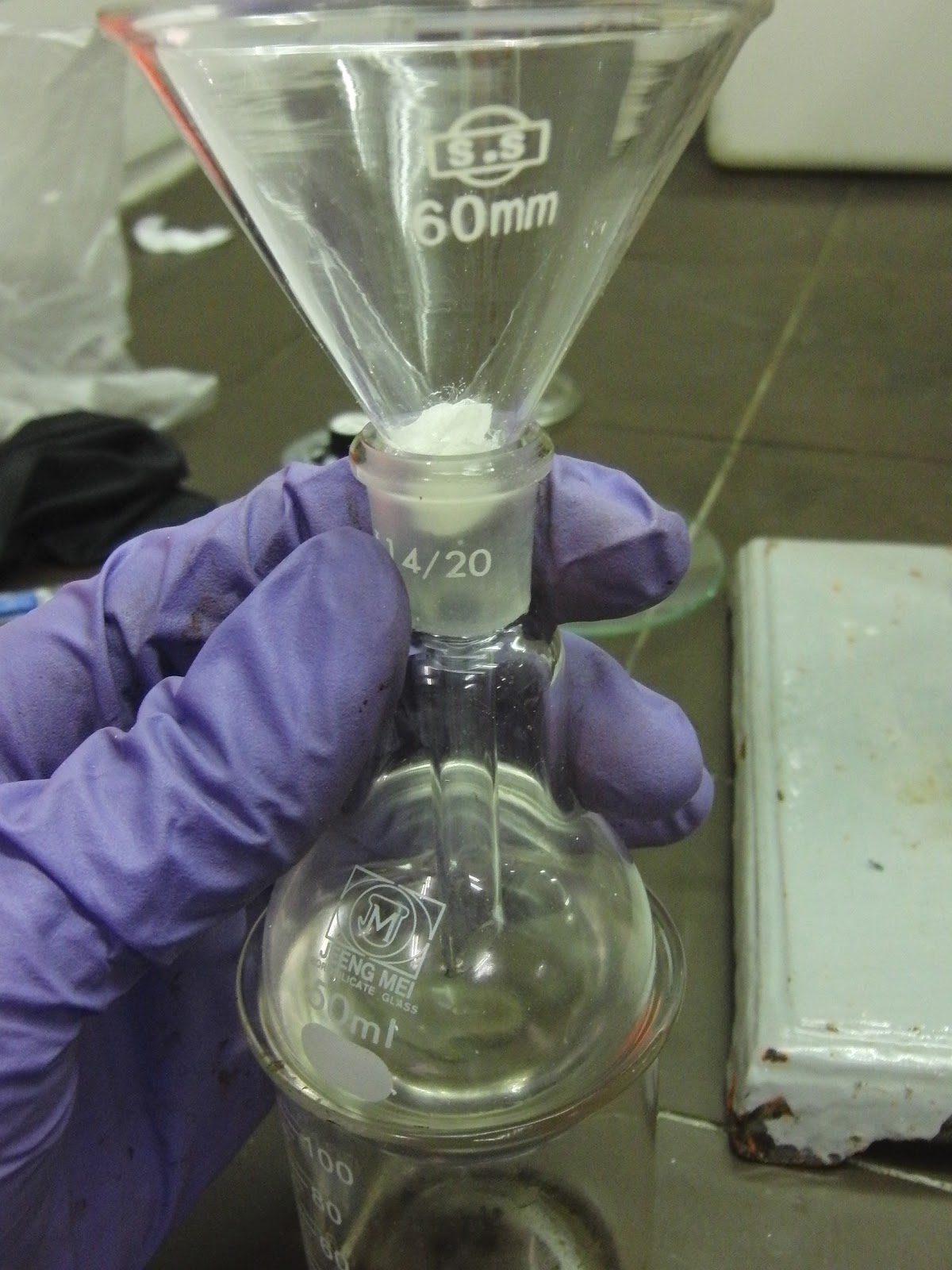 Lu Le Laboratory Sublimation Extraction Caffeine from Tea Leaves