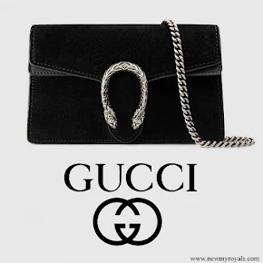 Meghan Markle carried GUCCI Dionysus suede super mini bag