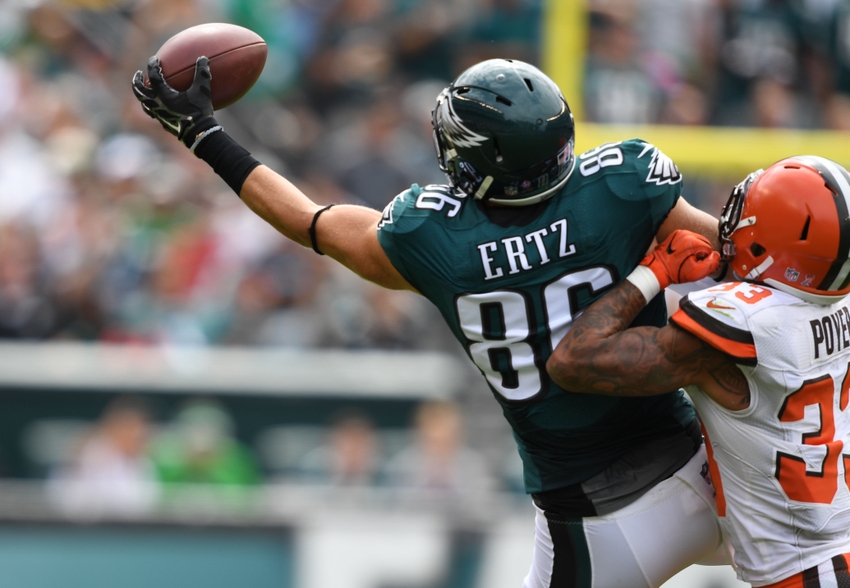 Eagles sports. NFL Zach Ertz injury research paper.