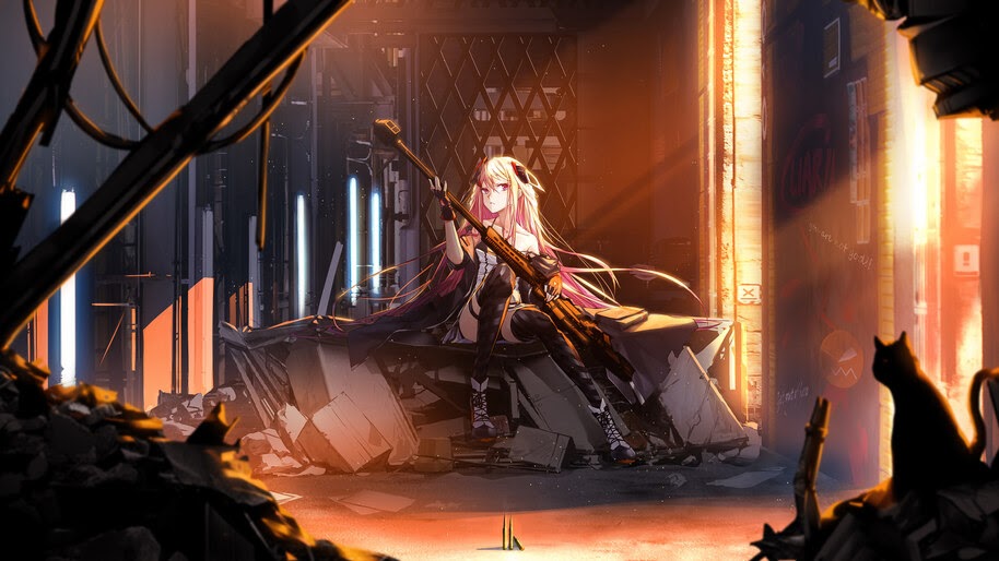 Anime, Girls Frontline, M82A1, Sniper, Rifle, 4K, #6.1109