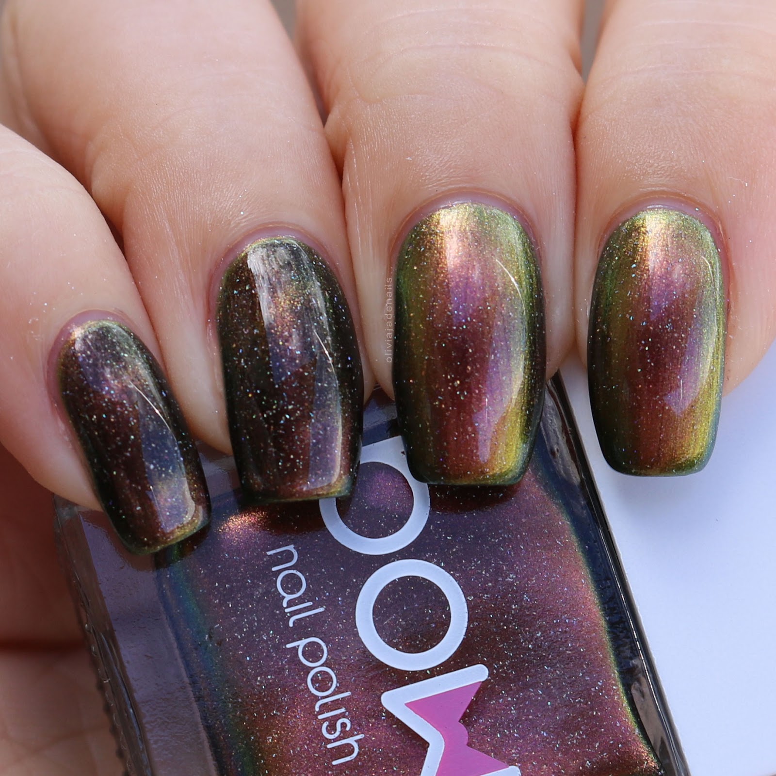 Bow Nail Polish Meteorite Holo swatched by Olivia Jade Nails