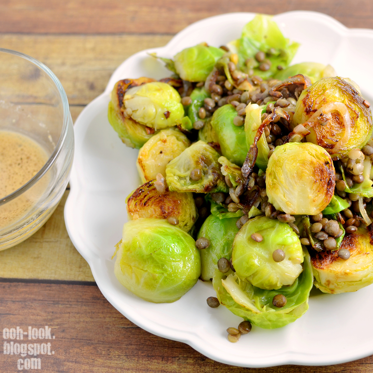 Ooh, Look... Unboring Brussels sprouts and lentils