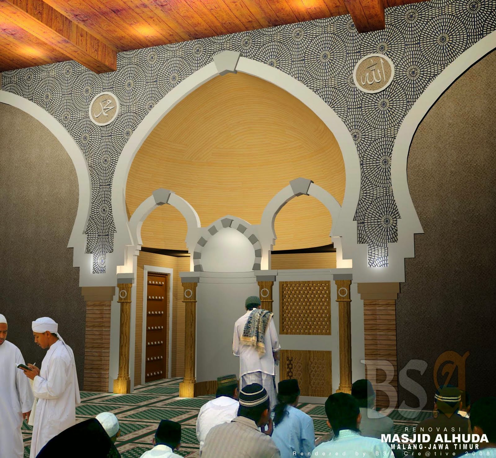 Desain Interior Masjid  Desain Properti Indonesia