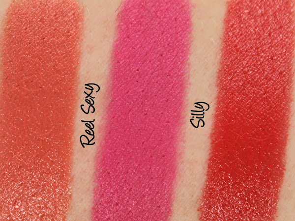 MAC Monday: MAC is Beauty - Reel Sexy, Silly and Make Me Gorgeous Lipstick Swatches & Review