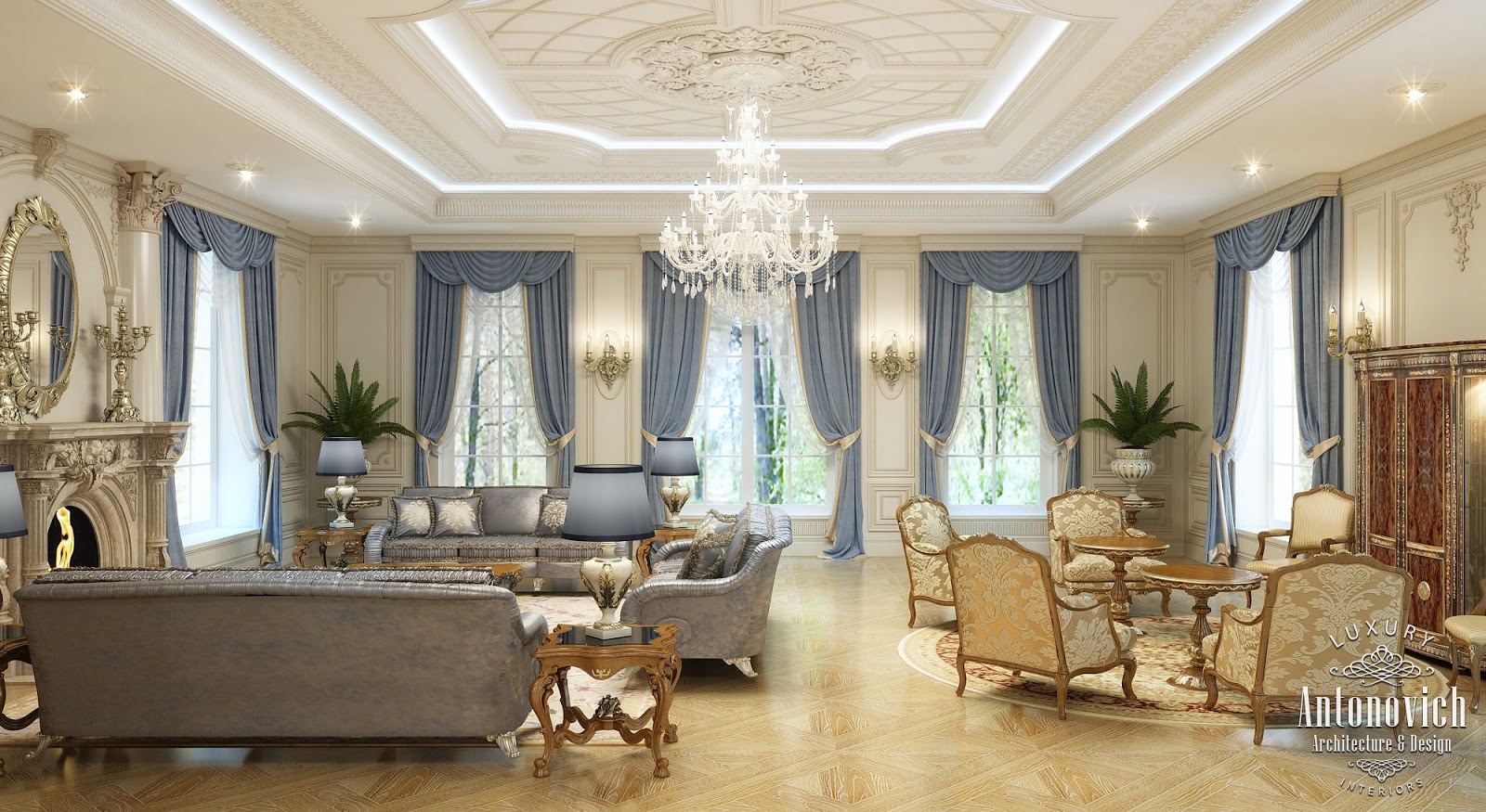 LUXURY ANTONOVICH DESIGN UAE: Villa Design in the UAE. Classical style ...