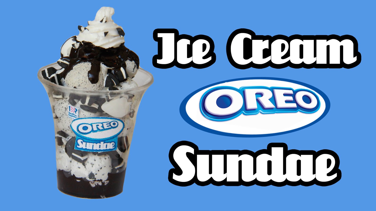 Toni Ellison: Miniature Oreo Sundae - Baskin Robbins Tutorial