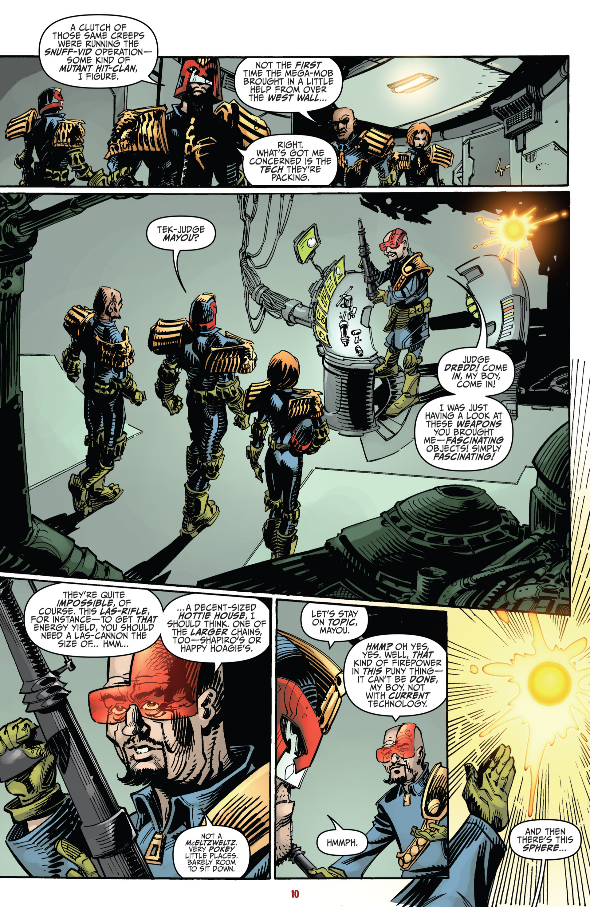 Read online Mars Attacks Judge Dredd comic -  Issue #2 - 12